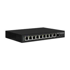 สวิตช์ไฟเบอร์ออปติก ZC-S1100P-8F-1TS 1SFP+1GE+8FE POE พร้อมอุปกรณ์ใยแก้วนำแสง รับประกัน 1 ปี FTTX Zikun - Product Image 3