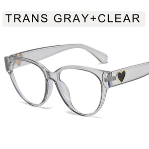แว่น<span class=keywords><strong>ตา</strong></span>ทรงแบนรูปหัวใจแมวผู้หญิงสไตล์เกาหลีกรอบสีดำเรียบง่ายกรอบใบสั่งยาสำหรับผู้ชายและผู้หญิง - Product Image 5