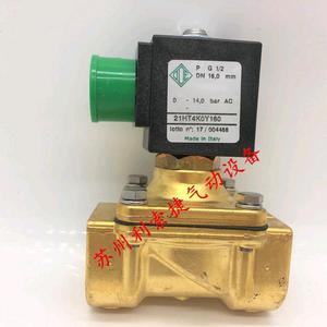 โอเด 21HT4K0Y160 โซลินอยด์วาล์วสองตำแหน่งสองทาง P G 1/2 Dn 16 มม. Ac 0 14 บาร์ ผลิตในอิตาลี - Product Image 1