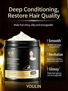 มาส์กผมคาเวียร์แบบไม่ต้องอบไอน้ำ 500 กรัม บำรุงล้ำลึก ฟื้นฟู<span class=keywords><strong>ผม</strong></span>เสีย บำรุงให้นุ่มลื่น ลดการชี้ฟู สำหรับ<span class=keywords><strong>ผม</strong></span>แห้งและชี้ฟู - Product Image 2