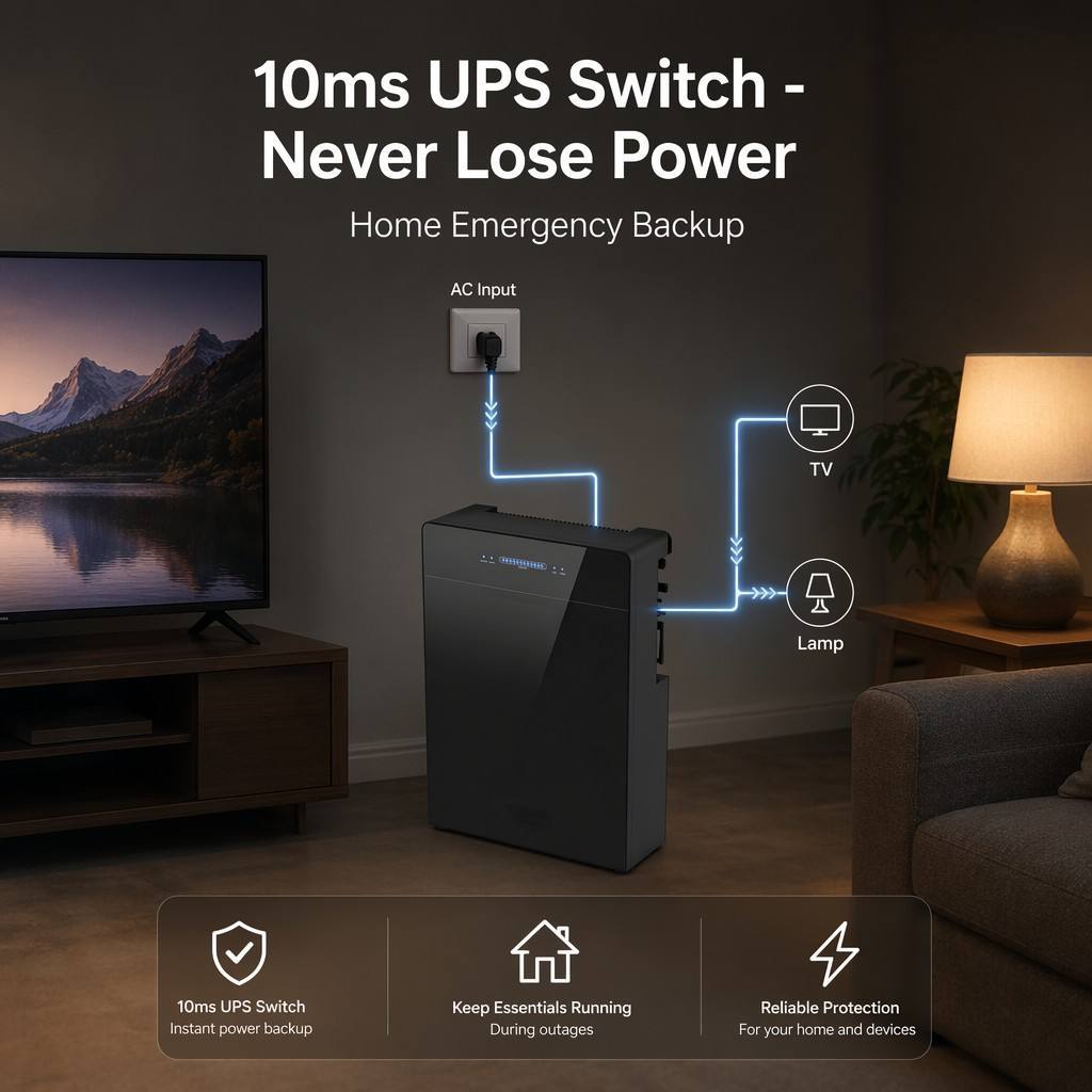 5kw All in One Hybrid Solar Energy System Emergency Home Backup Power Plug and Play EU Stock · image 4