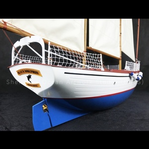Modelo de <span class=keywords><strong>Velero</strong></span> Hecho a Mano, Alta Calidad de Fabricación, Regalo Náutico Personalizado, Modelo de <span class=keywords><strong>Velero</strong></span> de Plástico de 100 cm XGHT - Product Image 4