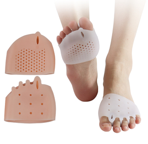 Coussinets correcteurs de hallux valgus en gel souple, coussinets métatarsiens, séparateurs d'orteils, chaussettes à cinq doigts - Product Image 1