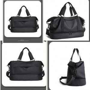 Wholesale <b>Men</b> Portable ZipperTravel <b>Bag</b> Waterproof PU Sports Gym <b>Bag</b> Large Capacity Duffle <b>Bag</b> <b>for</b> Shoe Warehouse - Product Image 3