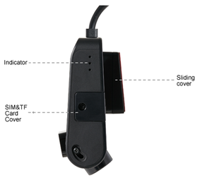 Lentes delanteras y traseras Dashcam Seguimiento en tiempo <span class=keywords><strong>real</strong></span> Grabadora de monitoreo de video animado 4G Car Dash <span class=keywords><strong>Cam</strong></span> - Product Image 6