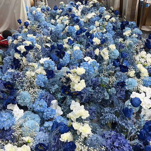 Promessa OEM Seda Flower Runner Fábrica Atacado Artificial Floral Corredor Tapete Comprimento Personalizado para Casamentos Galas Decoração - Product Image 4