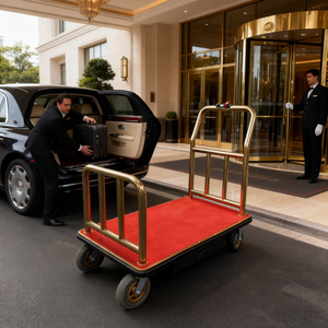 <span class=keywords><strong>Chariot</strong></span> à bagages d'hôtel / <span class=keywords><strong>Chariot</strong></span> électrique pour portier à vendre - <span class=keywords><strong>Chariot</strong></span> de portier robuste, <span class=keywords><strong>chariot</strong></span> à bagages commercial pour hôtel - Product Image 3