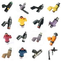Sistema de combustible de 160cc para motocicleta, inyector de combustible rojo de 10 agujeros, 6D8-13761-00-00, 75-90HP, 4 tiempos