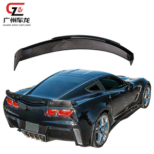 Vente d'usine de pièces automobiles : Aileron arrière SM Wickerbill pour Chevrolet <span class=keywords><strong>Corvette</strong></span> C7 Z06 <span class=keywords><strong>2014</strong></span>-2019, aileron arrière en fibre de carbone - Product Image 1
