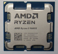 Pour processeur AMD Ryzen 5 9600X, neuf en boîte, processeur de bureau d'occasion, 6C12T AM5 65W Zen5, puce d'ordinateur de jeu