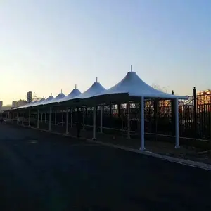 Outdoor Tensile Membrane Structure Shade Tent Umbrella Landscape Membrane Structure Supplier