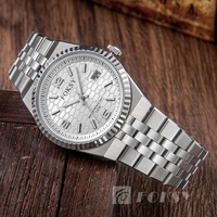 Jam Tangan Pria Berkualitas Tinggi Label Pribadi Logo Kustom Dial Gerakan Jepang 5ATM Luminous Stainless Steel Quartz