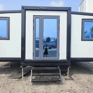 cheapest new zealand 40 ft luxury design living wind rating steel container house with solar panel for hot place