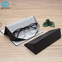 Étui à lunettes en gros fait main, boîte à lunettes pliable magnétique, emballage pour lunettes de soleil