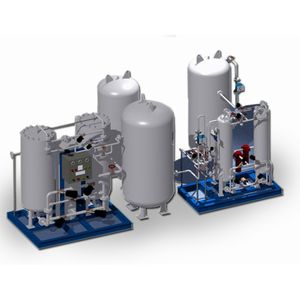 Mejor Opción: Planta de Producción de Nitrógeno WOBO PLC, Generador de Nitrógeno Líquido de 1000L/H con Secador de Aire, Alta Pureza 96-99.999% - Product Image 1