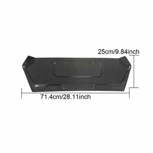 Panneau de plaque d'immatriculation de pare-chocs arrière conçu sur mesure exclusif en fibre de carbone pour le panneau de cadre de plaque d'immatriculation de pare-chocs arrière <span class=keywords><strong>Corvette</strong></span> C8 - Product Image 3