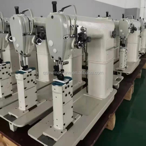 QS-820 Double Needle Post Bed Big Hook Heavy Duty Lockstitch Industrial Sewing <b>Machine</b> - Product Image 2