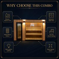 Sauna Kayu Solid Tradisional Ukuran Besar yang Dapat Disesuaikan dari Pabrik untuk Dijual, Ruang Sauna Kayu untuk Penggunaan di Halaman Belakang