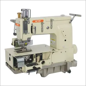 Kansai Type Flat Bed 12-66N Looper Elastische Shirring Machine (1412PS-ET-1466PS-ET) Multi Naald Industriële Naaimachine Prijs