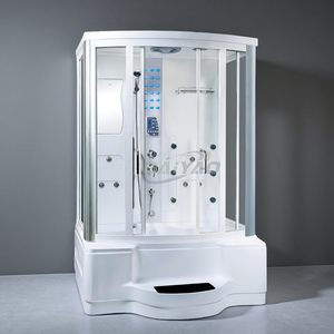 Cabina <span class=keywords><strong>de</strong></span> <span class=keywords><strong>Sauna</strong></span> Interior <span class=keywords><strong>de</strong></span> <span class=keywords><strong>Vapor</strong></span> <span class=keywords><strong>de</strong></span> Lujo <span class=keywords><strong>con</strong></span> Bañera <span class=keywords><strong>de</strong></span> <span class=keywords><strong>Hidromasaje</strong></span>, Ducha, Jacuzzi y Panel <span class=keywords><strong>de</strong></span> Control para Hotel - Product Image 5