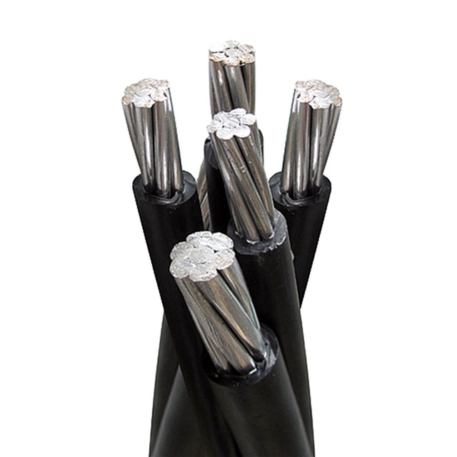 Low Voltage Round Drop Aerial Bundle 4 Core 35mm 50mm2 Circular ABC Cable Twist Overhead Line