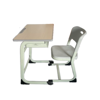 Vente en gros d'usine de mobilier scolaire pour salle de classe primaire ensemble table de bureau et chaise pour étudiant juego de pupitre y silla escolar