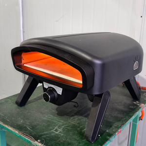 Four à <span class=keywords><strong>pierre</strong></span> professionnel LUOQI pour pizzeria, à <span class=keywords><strong>gaz</strong></span>, 14 pouces, machine à faire des pizzas, équipement de cuisine commerciale - Product Image 3