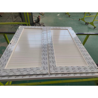 Ventana Abatible Horizontal de PVC, Color Blanco, Insonorizada, Ahorro de Energía, Estándar AAMA, para Dormitorio y Sala de Estar