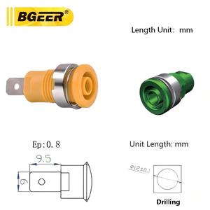 4 מ "מ נחושת טהור פאנל הר שקע-מחבר פוסט נשיים מחבר, פוסט אביזר - Product Image 6