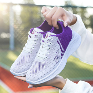Chaussures de course bicolores pour femmes, fitness, gym, chaussures tendance pour femmes, nouvelle tendance - Product Image 4
