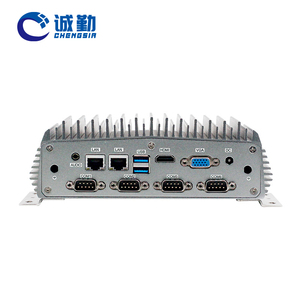 <span class=keywords><strong>2</strong></span> Lan 6 * Com Fanless Mini PC 6th 7th 8th <span class=keywords><strong>Core</strong></span> I3 I5 I7 J4125 N4200 J1900 E3845 6 * USB 1HD/VGA Embedded Industrial Computer Case - Product Image 3