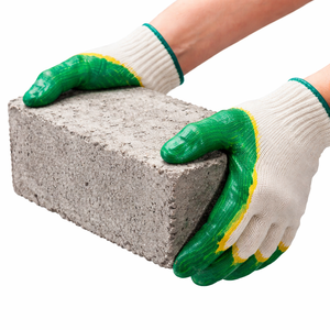 Guantes de Algodón sin Costuras Recubiertos de Látex, Fabricante Vietnamita, Agarre Suave, Antideslizantes, Transpirables, Guantes de Seguridad para la Construcción - Product Image 1