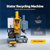 Machine de recyclage de stators à vendre, extracteur de cuivre pour ferraille de moteurs, déchiqueteuse de moteurs usagés