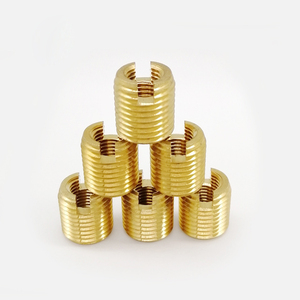 Tuerca métrica personalizable de acero al carbono con cierre de inserción autorroscante modelo <span class=keywords><strong>M6</strong></span>, incluye tornillo de aluminio Chapado en zinc, latón inoxidable - Product Image 5
