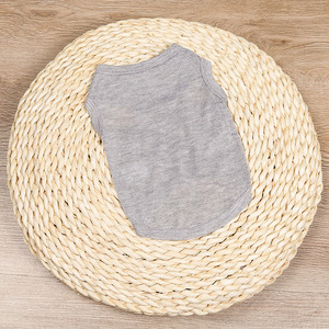 Weiche und atmungsaktive Hunde hemden Haustier kleidung Leere Kleidung Welpen weste T-Shirt Ärmellose Hunde kleidung Outfits - Product Image 2