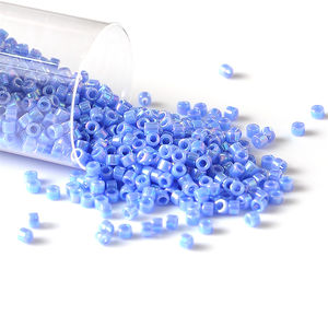 Perles de verre Miyuki Delica JP 11/0 1,6 mm 10g, couleur arc-en-ciel, pour la fabrication de bijoux, bracelets, colliers, accessoires DIY - Product Image 3