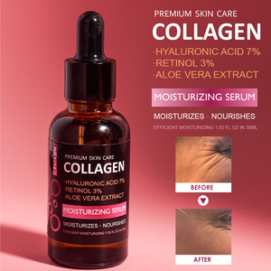Productos de belleza Hidratante Antienvejecimiento Extracto de Aloe Vera Suero facial Cuidado DE LA PIEL Ácido hialurónico 7% <span class=keywords><strong>Retinol</strong></span> 3% Suero facial de colágeno - Product Image 2