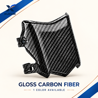 Plaque de protection avant en fibre de carbone véritable pour Sur Ron Light Bee, protection contre la boue, la poussière et les débris, accessoires pour moto tout-terrain