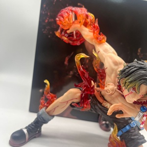 Figura de Colección de One Piece, Serie Resonance, PT Fire Emperor Ace, Estatua con Daños de Batalla, Modelo de Escritorio, Decoración, Venta al por Mayor - Product Image 6