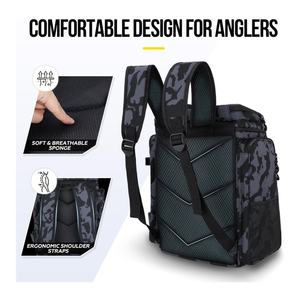 <span class=keywords><strong>Sac</strong></span> <span class=keywords><strong>à</strong></span> <span class=keywords><strong>dos</strong></span> de <span class=keywords><strong>pêche</strong></span> imperméable de grande capacité pour le stockage de leurres et d'équipements de <span class=keywords><strong>pêche</strong></span> - Product Image 5