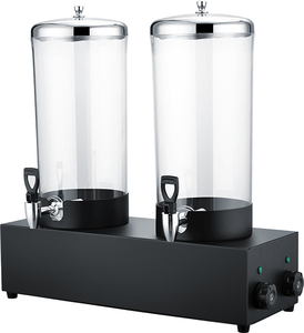 Máy làm nóng lạnh nước ép bằng thép không gỉ 2 bình, chất liệu acrylic, dùng cho khách sạn, nhà hàng, máy làm nóng sữa - Product Image 1