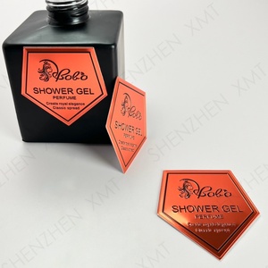 Factory Customized Metal 3D Sticker Perfume <strong>Label</strong> with Convex <strong>and</strong> Concave Shapes Waterproof &amp; Self-Adhesive Luxury Design - Product Image 4