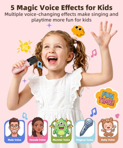 Customizable Portable Karaoke <b>Speaker</b> with Two Microphones, RGB Lighting Effect, and a Battery Life of up to 5 Hours - Product Image 2