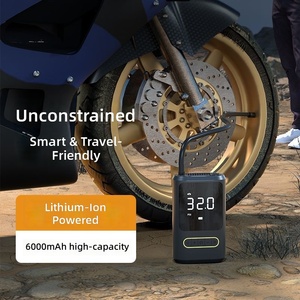 <span class=keywords><strong>Compresseur</strong></span> d'air portable sans fil 6000 mAh 150 PSI haute pression étanche léger avec affichage numérique - Product Image 2