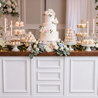 Table de buffet pliante en contreplaqué pour restaurant, 183 cm, pour hôtel, mariage, restauration, réception, événement, décoration de lieu