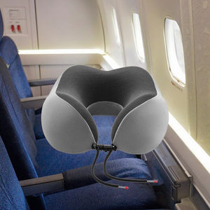 หมอนรองคอรูปตัวยูสำหรับเดินทาง ทำจากเมมโมรี่โฟมแบบคืนตัวช้า ใช้ได้ทั้งในรถยนต์และที่ทำงาน รองรับการงีบหลับอย่างสบาย ใช้เป็นที่พักคอในรถยนต์ได้ - Product Image 4