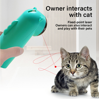 Pointeurs laser modernes de chat de robot électrique matériel en plastique interactif de mouvement rotatif automatique