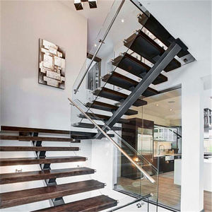 <span class=keywords><strong>Escalera</strong></span> de madera de acero moderna, diseño de <span class=keywords><strong>escalera</strong></span> interior - Product Image 6