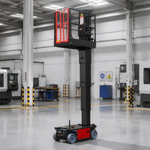 Plataforma Elevadora Telescópica Autopropulsada con Certificación CE de 9.2m con - Product Image 5