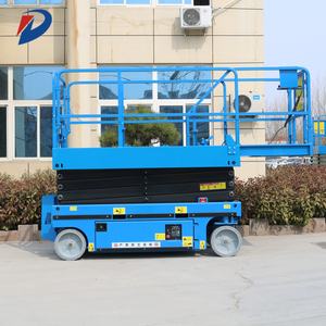 Plate-forme électrique industrielle 6/7/8/10/11/12/13/14/16m Plate-forme élévatrice à ciseaux pour fauteuil <span class=keywords><strong>roulant</strong></span> aérien Plate-forme de travail pour divers terrains - Product Image 6